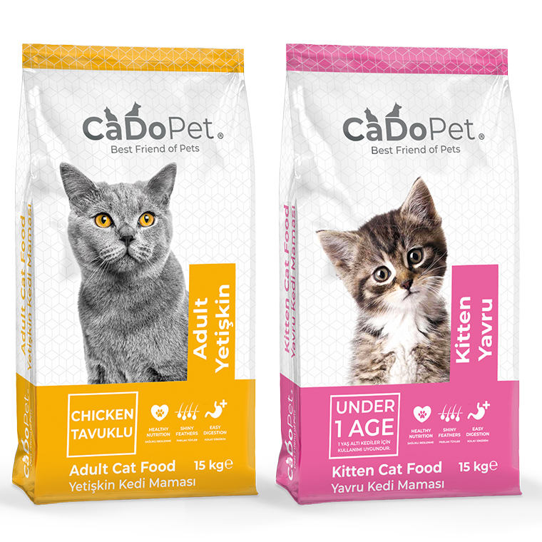 CaDoPet Cat Dry Foods 15 Kg and 1.5 Kg